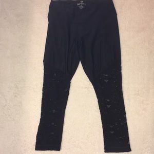 NWOT Lace Workout Leggings